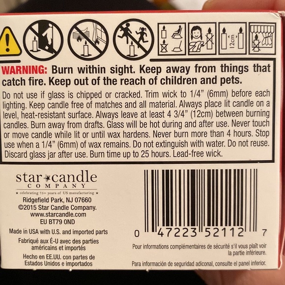 NIB 3oz Star Lights Spiced Pumpkin Pie Scented Candle - Picture 3 of 5